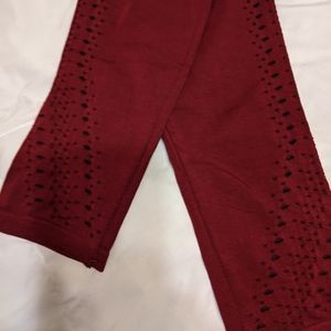Burgundy Leggings by Park